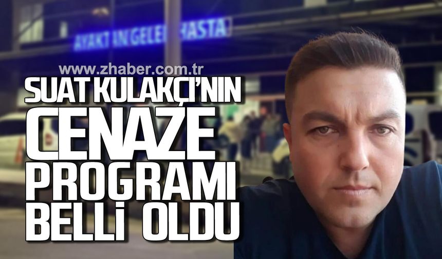 Maden işçisi Suat Kulakçı’nın cenaze programı belli oldu.