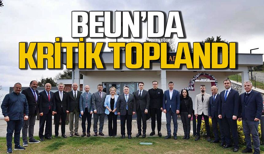 BEUN'da Sınai Mülkiyet Çalıştayı öncesi İstişare toplantısı yapıldı