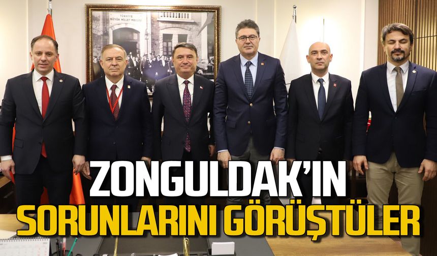 Zonguldak’ın öncelikli sorunlarını görüştüler