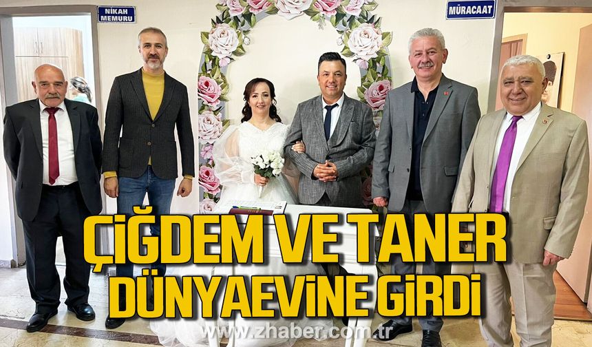 Taner Yılmaz, hayatını Çiğdem Yılmaz ile birleştirdi