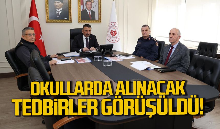 Zonguldak Valisi Osman Hacıbektaşoğlu güvenlik toplantısına katıldı
