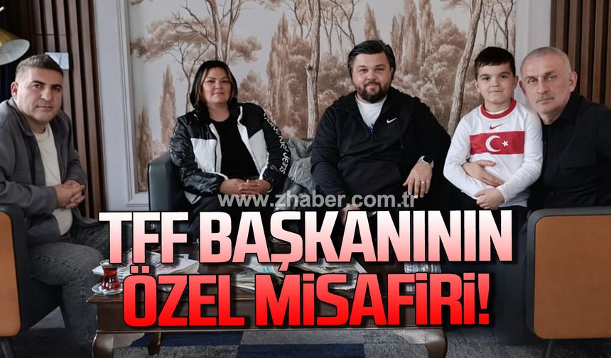 Zonguldak Ereğli Spor (ZES), TFF Başkanının özel misafiri oldu