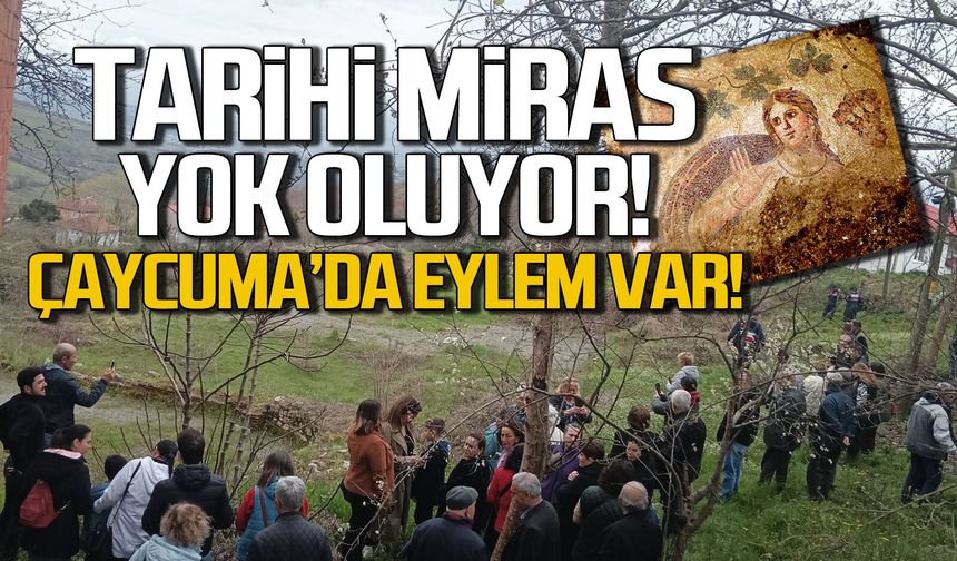 Tarihi miras yok oluyor... Zonguldak'ta eylem var
