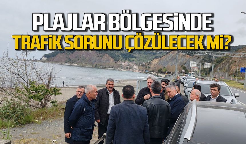Plajlar bölgesinde trafik çalışmaları başlıyor