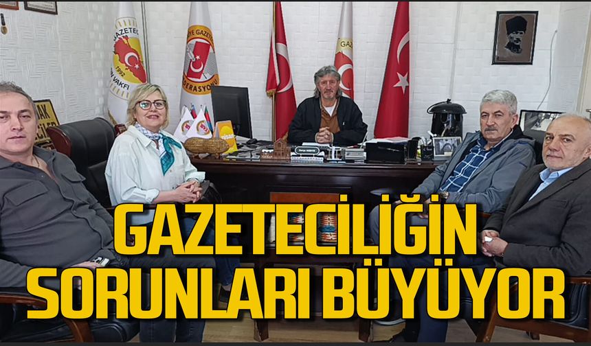 Gazeteciliğin sorunları katlanarak büyüyor