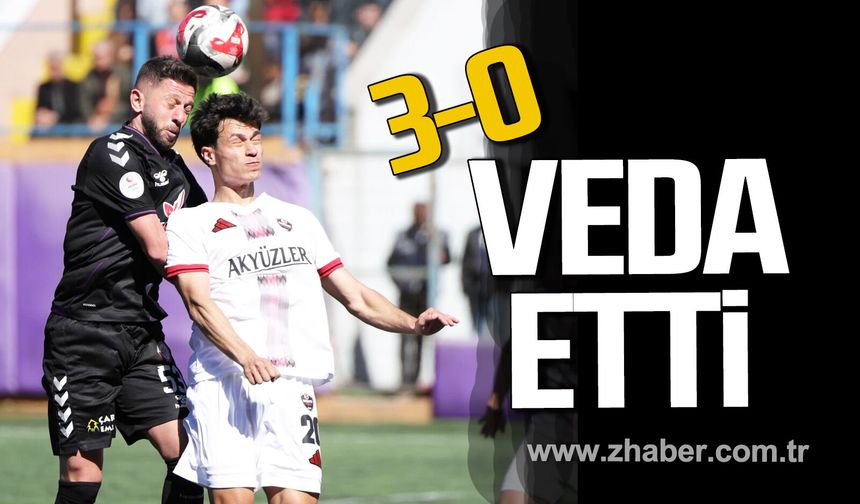 Kdz. Ereğli Belediyespor Yozgat Belediye Bozokspor’a yenilince Play-off’a veda etti.