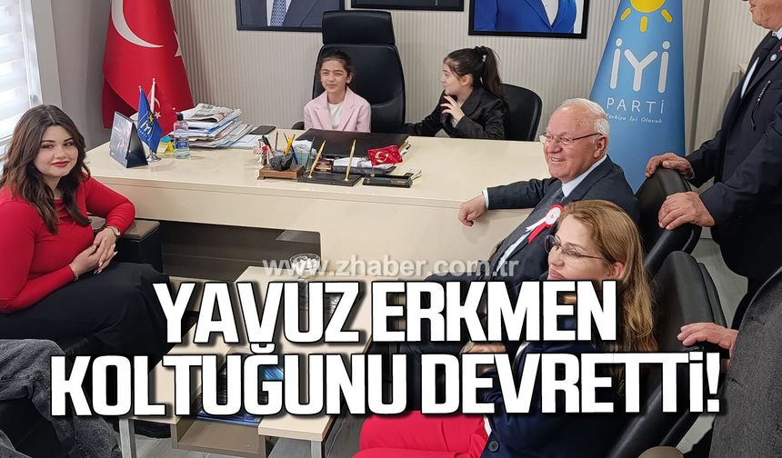 Yavuz Erkmen koltuğunu devretti