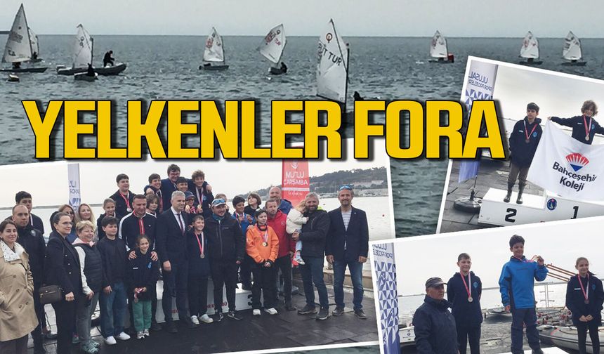 Yelkenler fora: Sporcular zirve için kıyasıya yarıştı