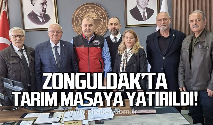 Zonguldak'ta tarım masaya yatırıldı