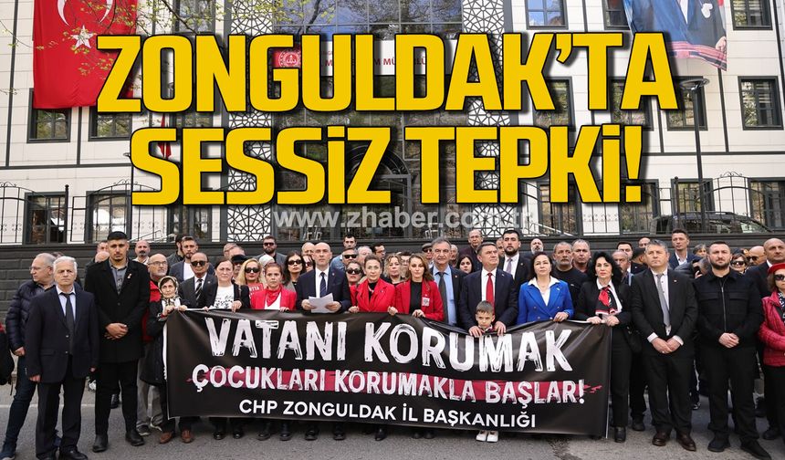 CHP Zonguldak İl örgütü’nden sessiz yürüyüş