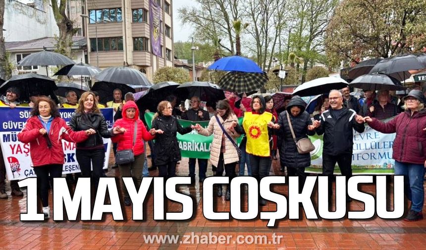 Çaycuma'da 1 Mayıs coşkusu.