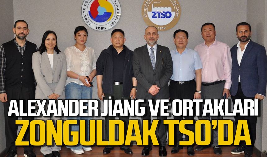 Alexander Jiang ve iş ortakları Zonguldak TSO’da