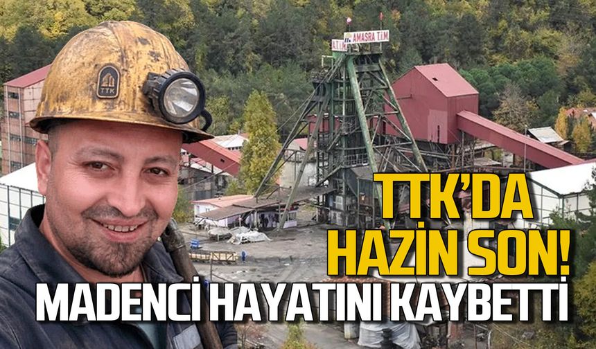 TTK'da acı ölüm: Maden işçisi hayatını kaybetti