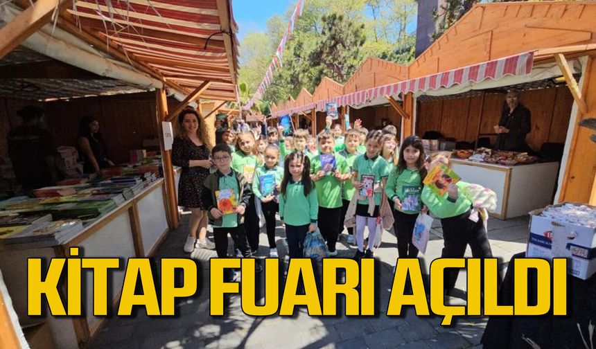 Zonguldak'ta kitap fuarı açıldı