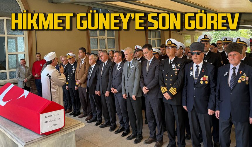 Kıbrıs Gazisi Hikmet Güney tören ve dualarla son yolculuğuna uğurlandı