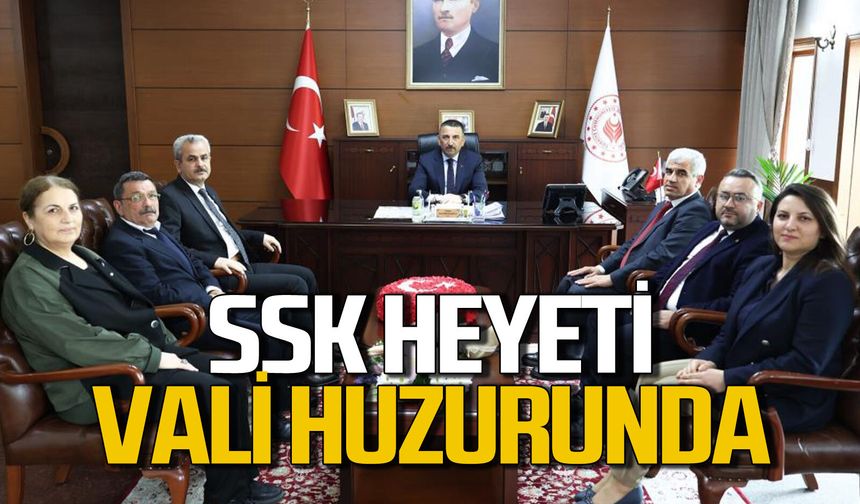 Zonguldak SGK heyetinden Vali Hacıbektaşoğlu’na ziyaret
