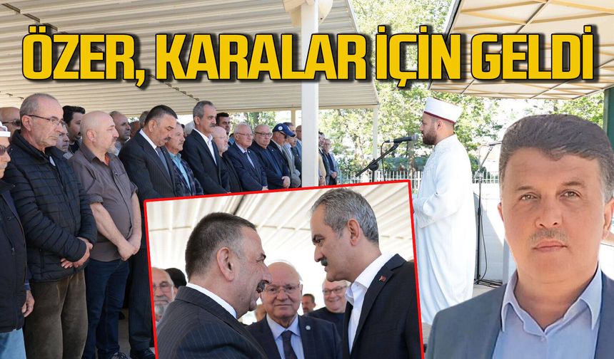 Mahmut Özer Muzaffer Karalar’ın cenazesi için Zonguldak’a geldi