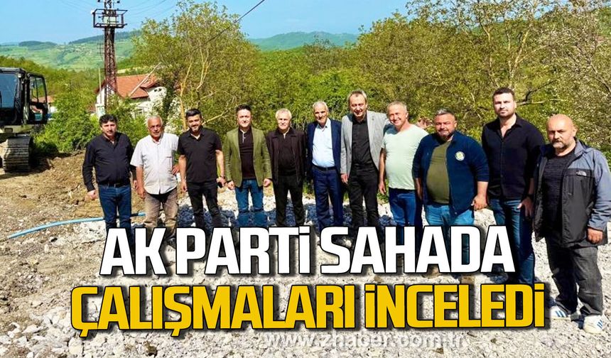 AK Parti köy ve beldelerde yürütülen çalışmaları yerinde inceledi.