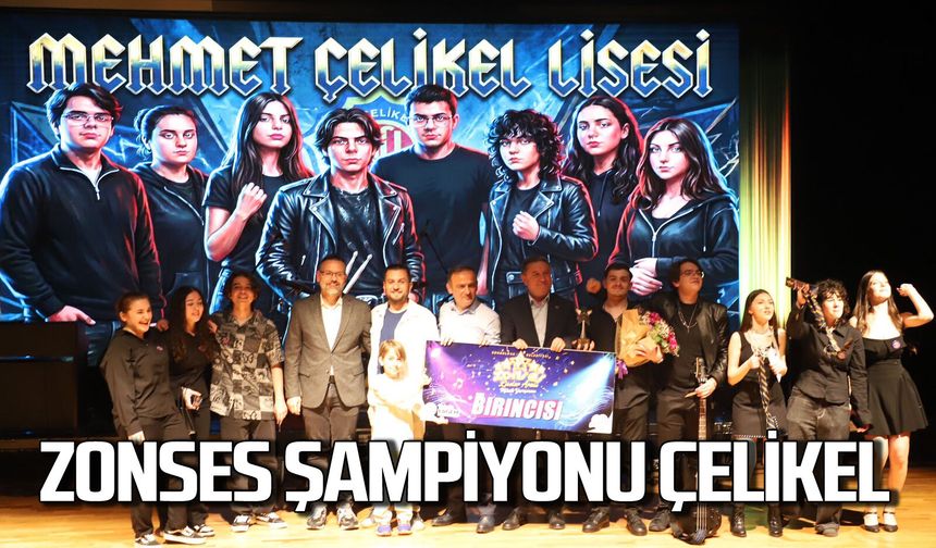 ZONSES’te Mehmet Çelikel Lisesi gecenin yıldızlı şampiyonu oldu