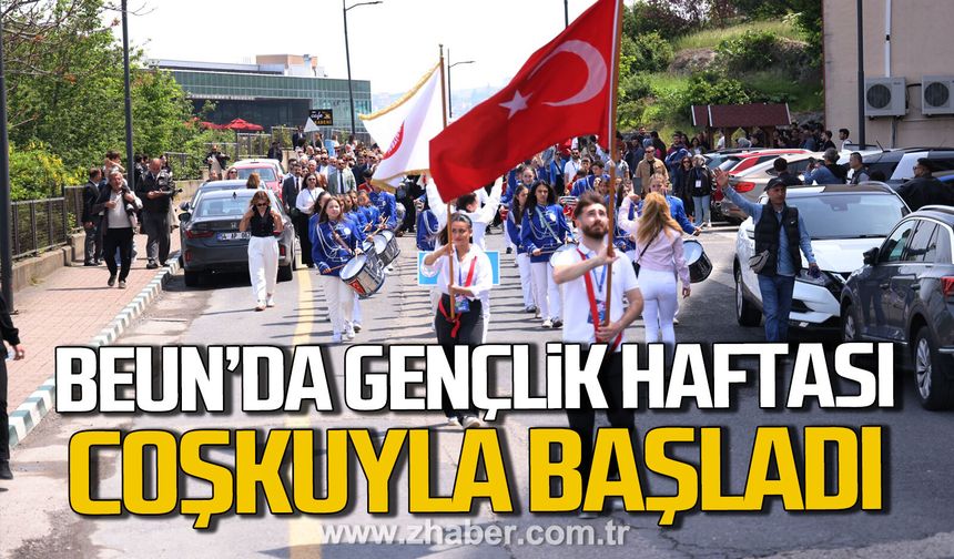 BEUN'da Gençlik Haftası coşkuyla başladı.