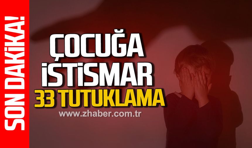 Bartın’da 13 Yaşındaki çocuğa istismar iddiası: 33 tutuklama