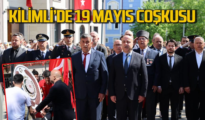 19 Mayıs Atatürk'ü Anma Gençlik ve Spor Bayramı Kilimli’de coşkuyla kutlandı