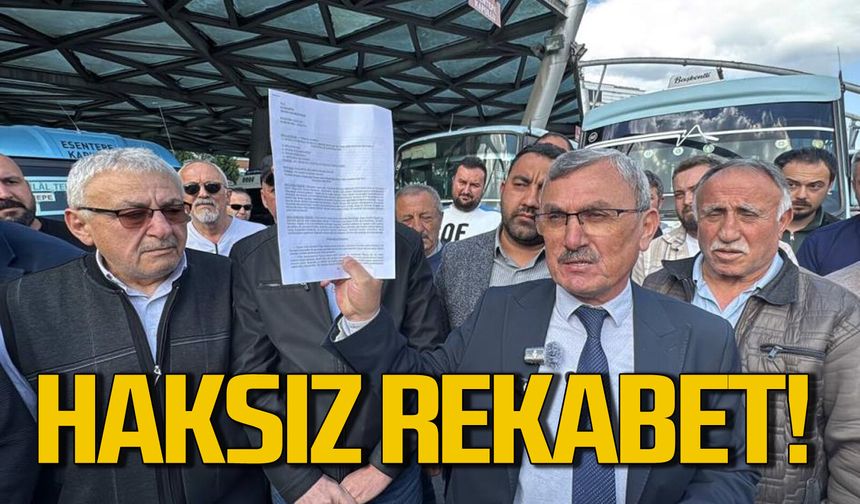 Minibüs esnafından "haksız rekabet" tepkisi