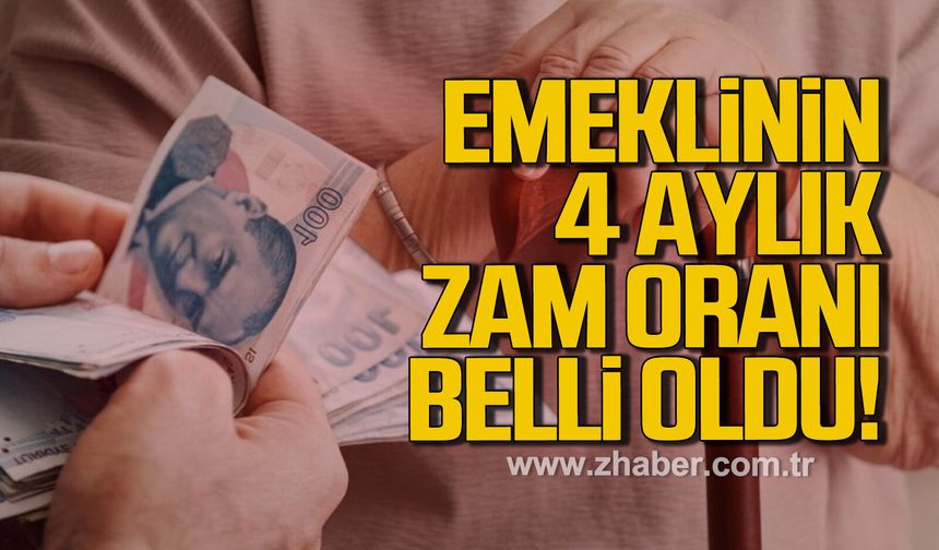 Emekli ve memurun 4 aylık maaş zam farkı belli oldu