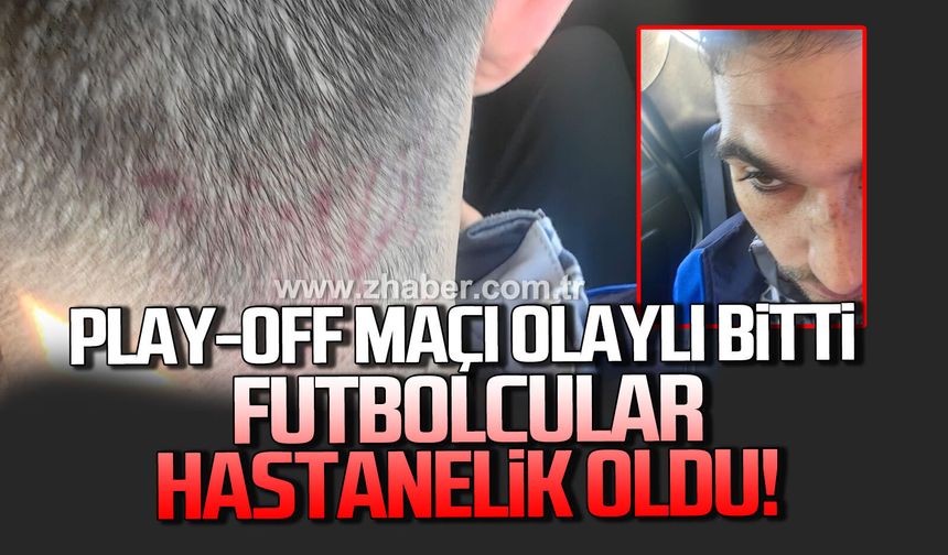 Çatalağzı Demirspor - Devrek Bastonkent maçı olaylı bitti: Tekme ve yumruklar havada uçuştu