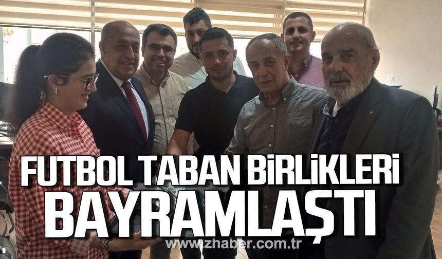Zonguldak Futbol Taban Birlikleri Bayramlaşma programında buluştu