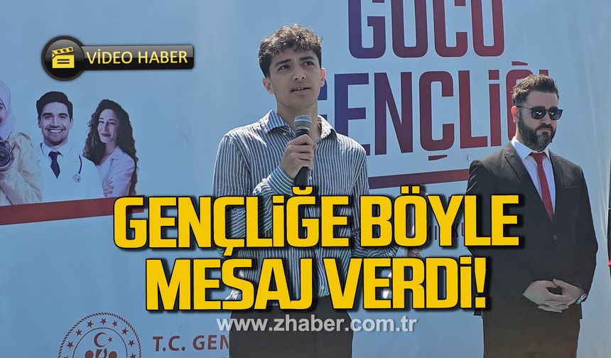 Samet Demiray, Gençliğe Hitabe performansıyla beğeni topladı