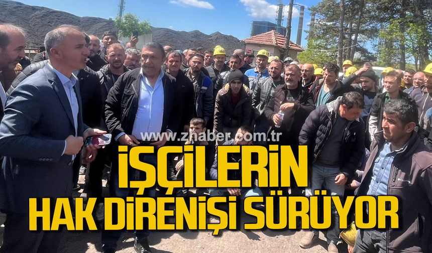 EGETAŞ işçilerinin hak direnişi sürüyor