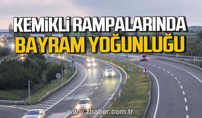 Kemikli Rampalarında bayram yoğunluğu başladı.