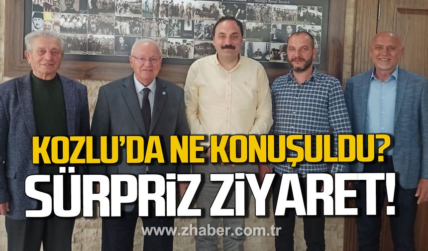 İYİ Parti’den Kozlu Belediye Başkanı Altuğ Dökmeci’ye nezaket ziyareti