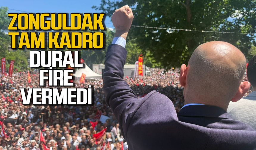 Zonguldak tam kadro destek verdi Devrim başkan fire vermedi!