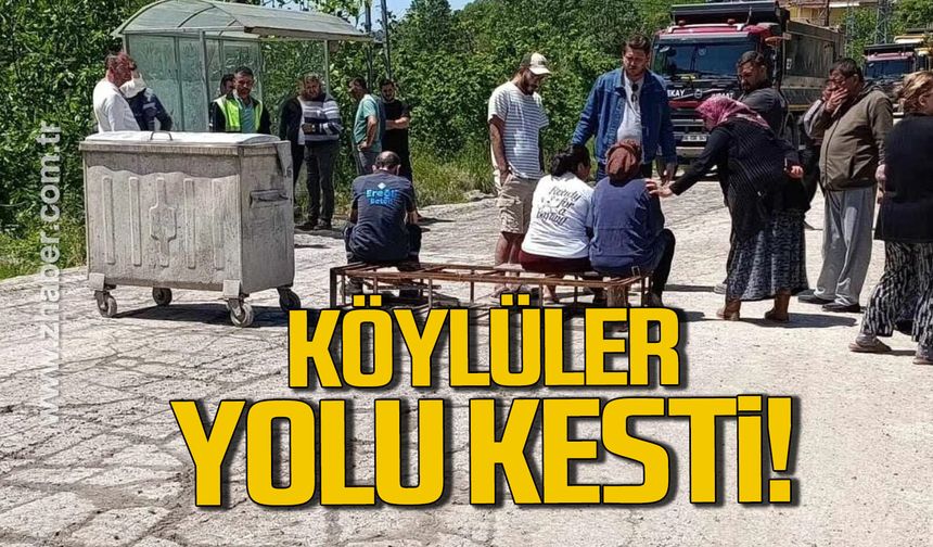 “Can güvenliğimiz yok” diyen köylülerden yol eylemi