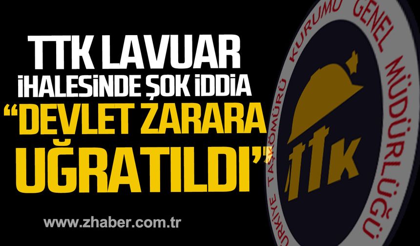TTK Lavuar İhalesinde şok iddia. "Devlet zarara uğratıldı"