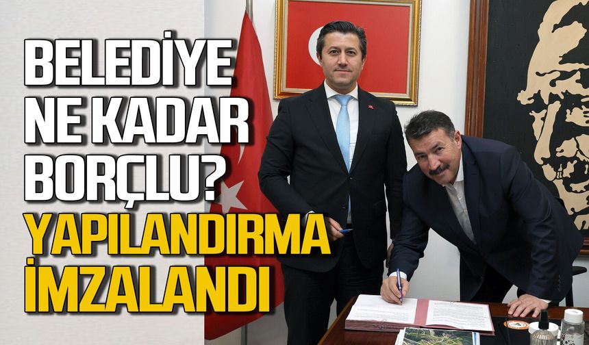 Devrek Belediyesi’nin vergi borcu sorunu çözülüyor: Protokol imzalandı