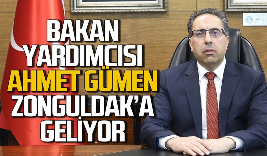 Bakan Yardımcısı Prof.Dr. Ahmet Gümen yarın Zonguldak’ta!