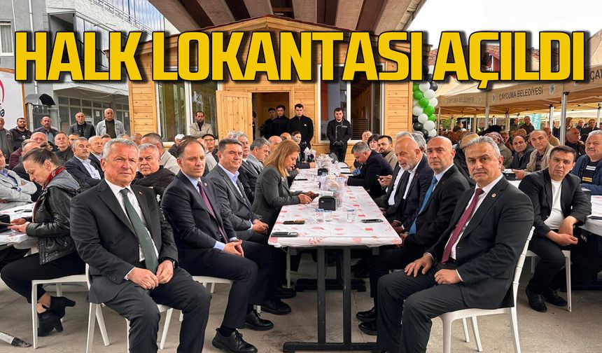 Halk lokantası törenle hizmete açıldı