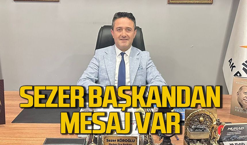 Sezer Köroğlu Zonguldak halkının Kurban Bayramı'nı kutladı