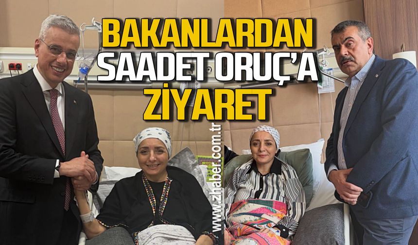 Bakanlar, Cumhurbaşkanı Başdanışmanı Saadet Oruç’u ziyaret etti