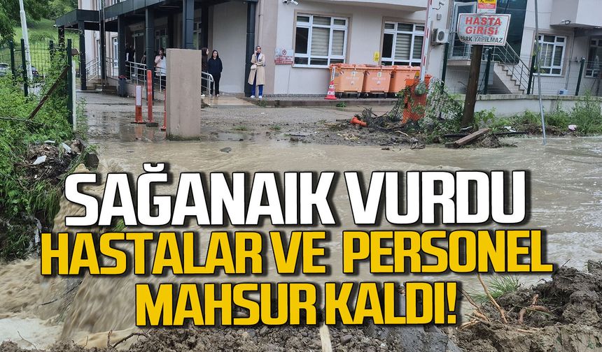 Bartın'da sağanak sağlık ocağını vurdu: Hastalar ve personel mahsur kaldı