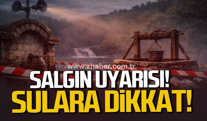 Zonguldak’ta halk sağlığı alarmı: Sulara dikkat