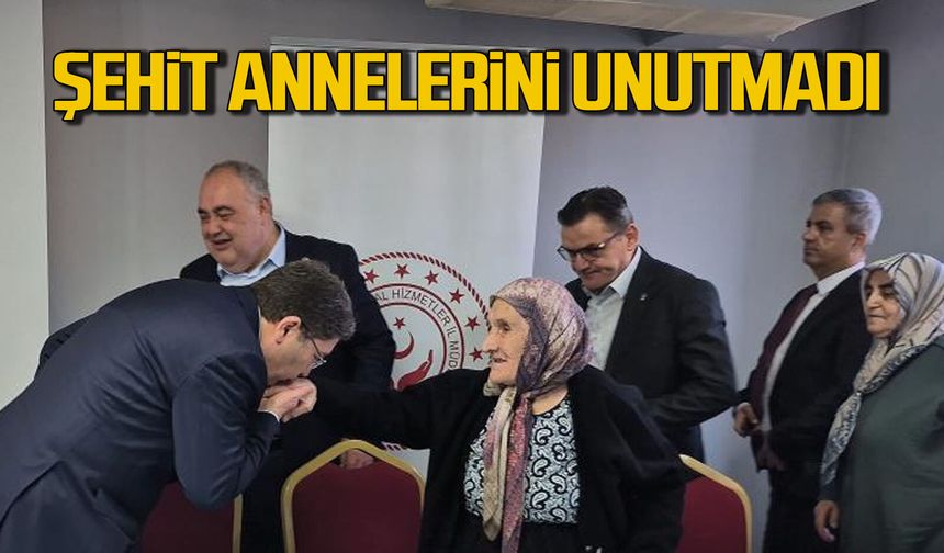 Yılmaz Tunç Bartın'da şehit annelerini unutmadı