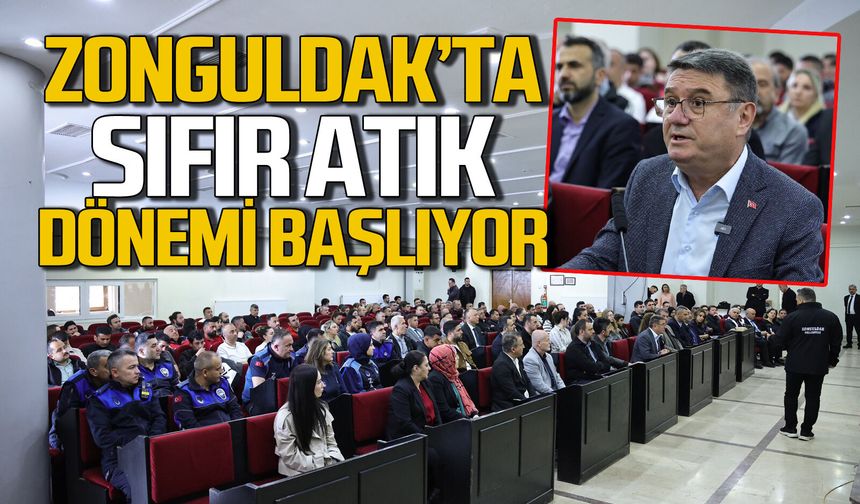 Zonguldak’ta Sıfır Atıkta yeni dönem başlıyor