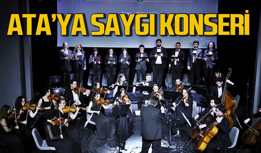 Zonguldak’ta Ata’ya Saygı konseri yoğun ilgi gördü