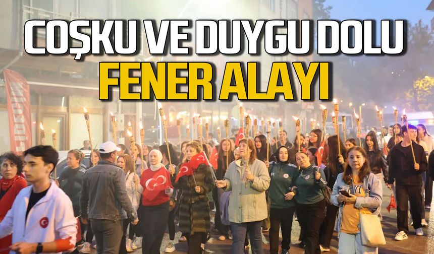 Kilimli’de görkemli Fener Alayı coşkusu
