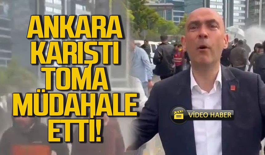 Ankara karıştı... İl Başkanlarına TOMA müdahalesi