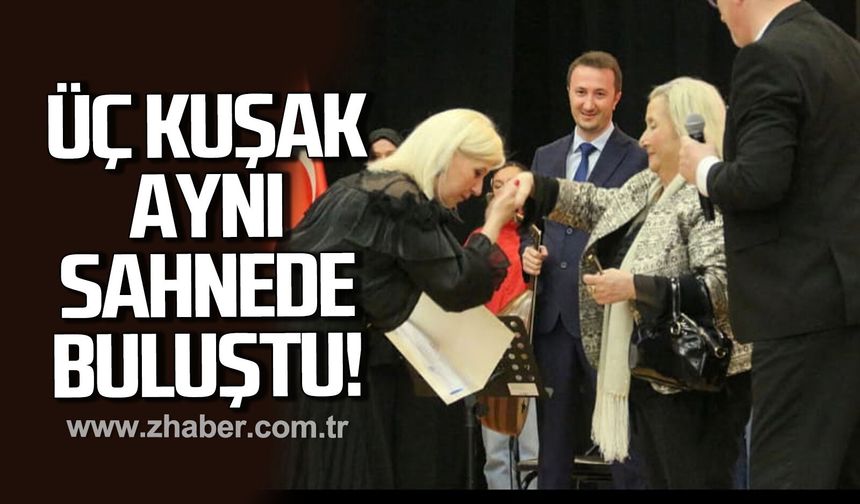 Akademide Selma Aydın rüzgarı, Üç kuşak aynı sahnede buluştu